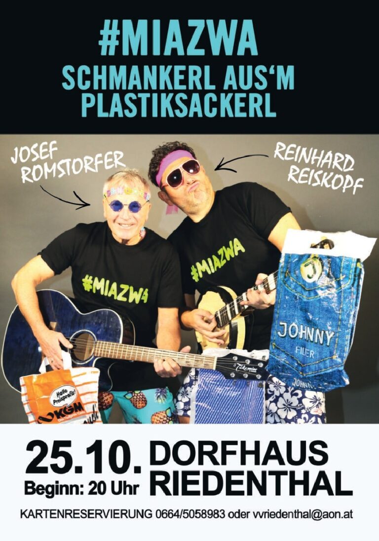 Vorankündigung – Schmankerl aus’m Plastiksackerl